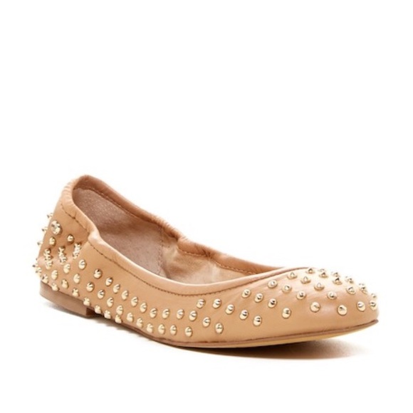 Sam Edelman Shoes - Sam Edelman Forsyth Studded Ballet Flats in Nude